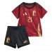 Maglie da calcio Belgio Timothy Castagne #21 Prima Maglia Bambino Europei 2024 Manica Corta (+ Pantaloni corti)